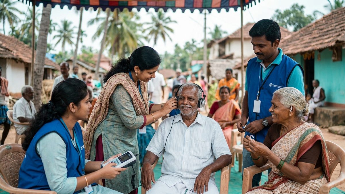 First-Hand Hearing Aid Experience at our Camp
